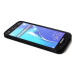 Nokia 1.4, silikónové puzdro, stredne odolné proti nárazu, vzor brúsený karbón, čierne