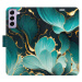 Flipové puzdro iSaprio - Blue Flowers 02 - Samsung Galaxy S22 5G