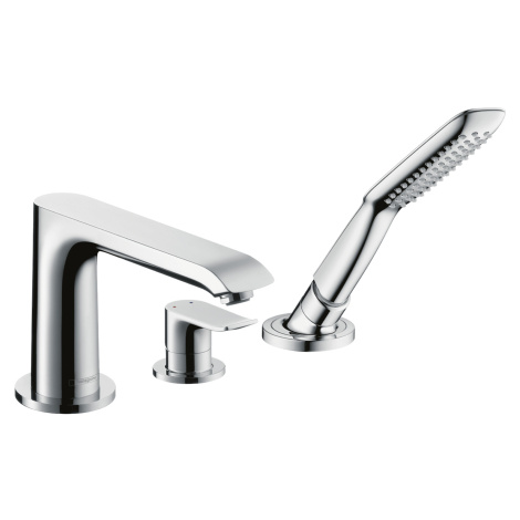 Hansgrohe Metris New, batéria na okraj vane, 3-otvorová inštalácia, chrómová, HAN-31190000