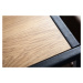 LuxD Dizajnový stôl na notebook s úložným priestorom Giuliana 48 cm imitácia dub