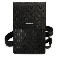 Universal bag for mobil Karl Lagerfeld KLWBSAMSMK (Monogram Plate / black)