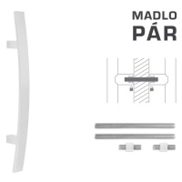 FT - MADLO kód 841C 40x10 mm UN 600 mm 40x10 mm 800 mm, biela matná