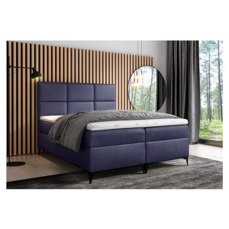 Expedo Čalúnená posteľ boxspring GRETA + topper, 200x200, fancy 79