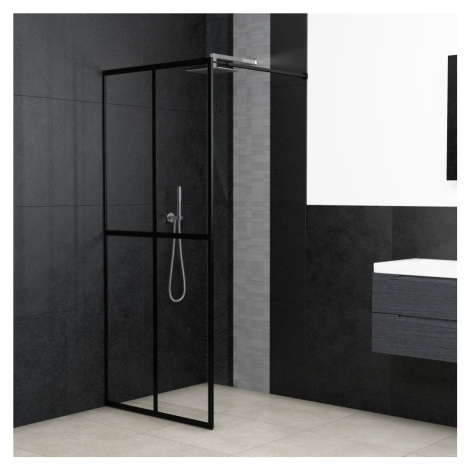 vidaXL Sprchová zástena walk-in, priehľadné tvrdené sklo 80x195 cm