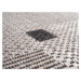 Kusový koberec FLOORLUX Silver/Black 20079 – na ven i na doma - 200x290 cm Devos koberce