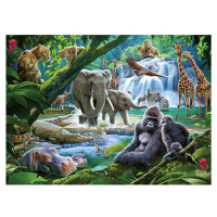 Ravensburger Puzzle Rodina z džungle 100 dielikov