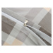 Hnedo-krémovobiele trojdielne obliečky na jednolôžko z mikrosaténu 140x200 cm Henry – My House