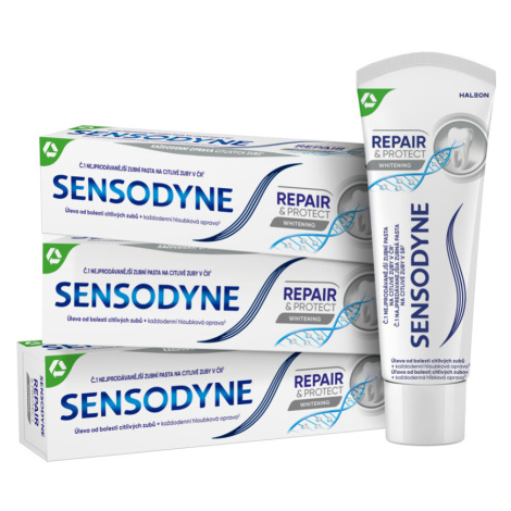 SENSODYNE zubná pasta Repair & Protect Whitening 3 x 75 ml