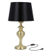Stolová lampa v čierno-zlatej farbe (výška 40 cm) Prima Gold - Candellux Lighting
