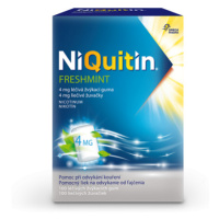 NiQuitin Freshmint 4 mg liečivé žuvačky gum.med.100 x 4 mg