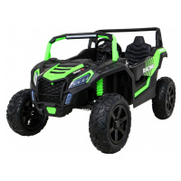 mamido Detské elektrické autíčko Buggy UTV Strong 24V nafukovacie kolesá zelené