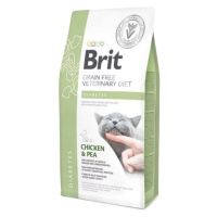 Brit Veterinary Diets GF cat Diabetes granule pre mačky 2kg