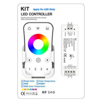 Ovládač RGB SADA Ovládač R8 + Prijímač V3, 3 Kanály, 12-24V,  4 zóny, 3x4A (Benalex)