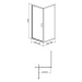 CERSANIT - Sprchovací kút ARTECO štvorec 90x190, kyvný, číre sklo S157-010