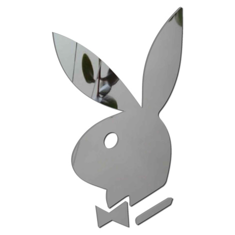 STYLESA Nálepka ka na stenu zrkadlo PLAYB OX002 čierne: Zrkadlo Silver Plexisklo 2874-9414 OX002