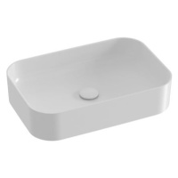 Ravak Ceramic Slim umývadlo na dosku 55x37 cm bez otvoru pre batériu, bez prepadu xjx01155002 CE