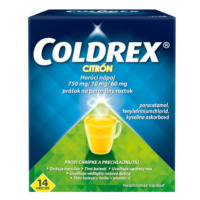 COLDREX Horúci nápoj citrón 14 vrecúšok