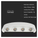 Záhradné LED nástenné svietidlo 8W, 4000K, 800lm, IP54, biele VT-848 (V-TAC)