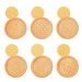 Tescoma DELÍCIA pečiatka na sušienky 6 dekorov, žltá