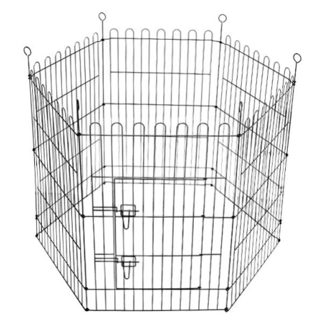 Ohrádka Dog Park Black Lux 6-hran, S - 61 x 61 cm