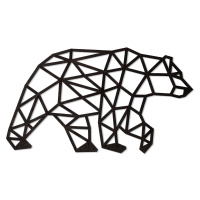 Nástenné drevené puzzle - Medveď