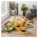 Žltý prateľný koberec 100x140 cm New Carpets - Oyo home