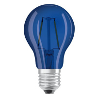 Žiarovka farebná LED 2,5W, E27, modrá, CLA15 240V (OSRAM)