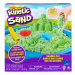 Kinetic Sand pieskový hrad s podložkou zelený