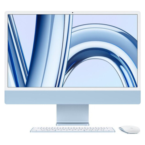 Apple iMac 24" M3 (2023) 10GPU/8GB/256GB modrý