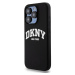 DKNY Liquid Silicone Arch Logo MagSafe Zadný Kryt pre iPhone 15 Pro Black