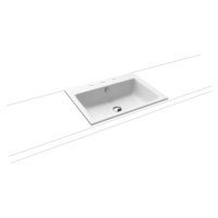 Kaldewei Puro zápustné umývadlo 3151 60x46 cm alpská biela tri otvory pre batériu 900106033001