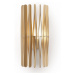 Fabbian Stick drevené nástenné svietidlo valcovité