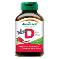 Jamieson Vitamín D3 Kids Jahoda 100 tabliet