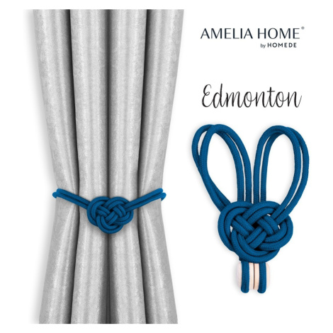 Súprava úväzov na záves EDMONTON 2 ks indigo modrá AmeliaHome