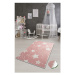 Detský koberec Pink Stars, 100 × 160 cm