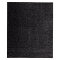 Kusový koberec Eton černý 78 - 120x170 cm Vopi koberce