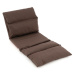 Divero 70275 Nastaviteľná sofa - hnedá