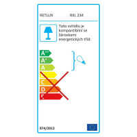 RXL 234 svietnik 7LED WW TM RETLUX