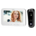 Súprava handsfree videovrátnika SETAR, 7" LCD, biely, interkom (ORNO)