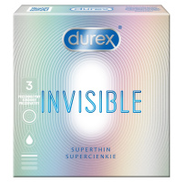 DUREX Invisible Extra Sensitiv Kondómy 3 ks