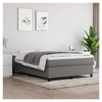 vidaXL Rám na boxspring posteľ tmavosivý látka 100x200 cm