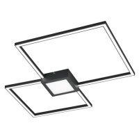 Dizajnové stropné svietidlo sivé vrátane LED 3-stupňového stmievania - Cindy