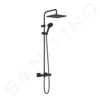 HANSGROHE HANSGROHE - Vernis Shape Sprchový set Showerpipe 240 s termostatom, 2 prúdy, matná čie