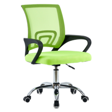 Kancelárska stolička, zelená/čierna, DEX 4 NEW Tempo Kondela