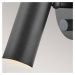LED nástenné bodové svietidlo Dax so stmievačom, čierne