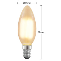 LED žiarovka E14 4W 2700K sviečka stmieva matná 3