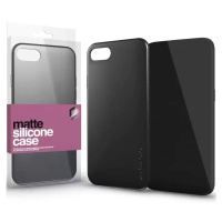 Apple iPhone 15 Pro, silikónové puzdro, ultratenké, matné, Xprotector Matte, čierne