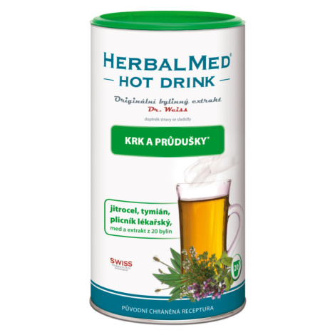 DR. WEISS Herbalmed hot drink krk priedušky + vitamín C 180 g