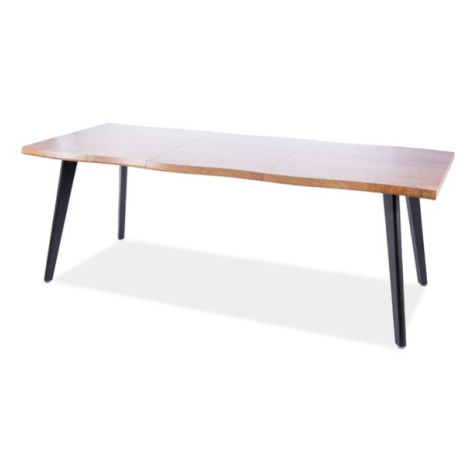 Sconto Jedálenský stôl FRISNU dub artisan/čierna, šírka 150 cm Houseland