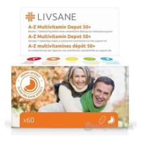 LIVSANE A-Z Multivitamín komplex 50+, 60 tbl